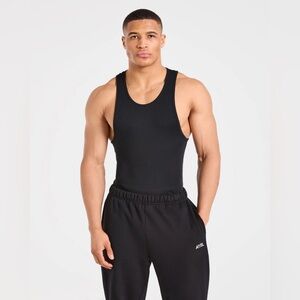 AYBL Men’s Muscle Ribbed Tank Black Large NWT Sold Out